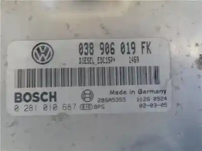 Автозапчастина б/у ебу контролер двигуна для seat leon (1m1) 1.9 tdi посилання на oem iam 0281010687  