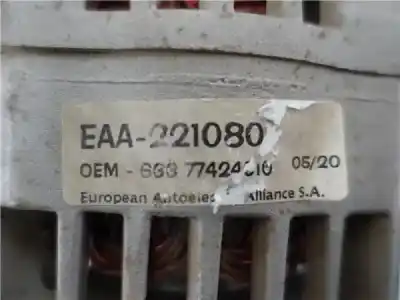 Second-hand car spare part alternator for opel corsa d 1.3 cdti oem iam references   eaa-221080