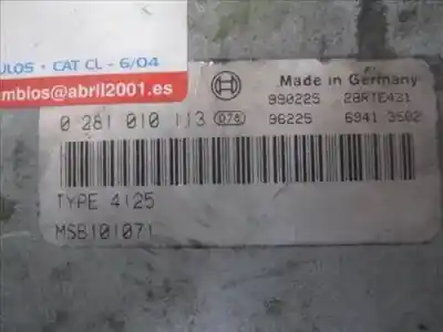 Gebrauchtes Autoersatzteil ecu-motorsteuergerät uce motorsteuergerät zum land rover freelander (ln) 2.0 di oem-iam-referenzen bosch/0281010113  