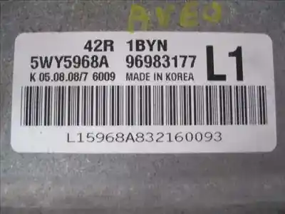 Second-hand car spare part ecu engine control for chevrolet aveo hatchback 1.2 ls oem iam references 5wy5968a  