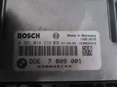 Peça sobressalente para automóvel em segunda mão centralina de motor uce por bmw serie 3 berlina (e90) 2.0 318d referências oem iam bosch/0281014239  