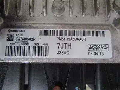 Second-hand car spare part ecu engine control for ford c-max (cb3) 1.8 tdci turbodiesel cat oem iam references 5ws40585i-t  