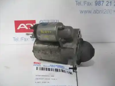 Peça sobressalente para automóvel em segunda mão motor de arranque por chevrolet kalos 1.2 s (d/a) referências oem iam 