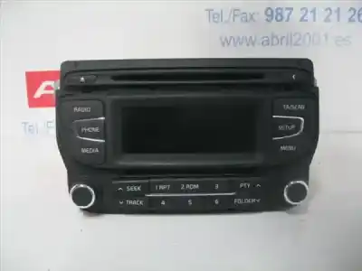 Recambio de automóvil de segunda mano de RADIO / CD para KIA CEED (ED)  referencias OEM IAM   