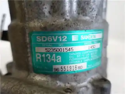 Second-hand car spare part air conditioning compressor for citroen c2 (jm_) 1.4 hdi oem iam references   9655191680