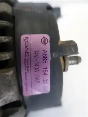 Автозапчастина б/у генератор для ssangyong kyron 2.0 200 xdi 2wd посилання на oem iam   a6651540202
