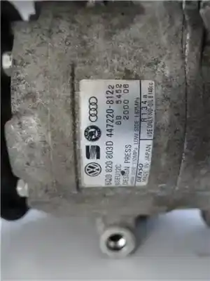Автозапчасти б/у компрессор кондиционера воздуха за skoda fabia (6y2/6y3) 1.9 tdi ссылки oem iam 6q0820803d  