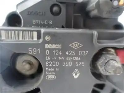 Автозапчасти б/у генератор за renault clio iii (br0/1, cr0/1) 1.5 dci (br17, cr17) ссылки oem iam   0 124 425 037