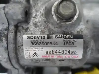 Second-hand car spare part air conditioning compressor for citroen c2 (jm_) 1.4 oem iam references   3692609944