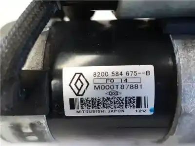 Peça sobressalente para automóvel em segunda mão motor de arranque por renault fluence (l3_) 1.5 dci (l30b) referências oem iam   m000t87881