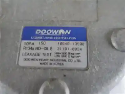 Peça sobressalente para automóvel em segunda mão compressor de ar condicionado a/a a/c por hyundai elantra iii (xd) 1.6 referências oem iam 