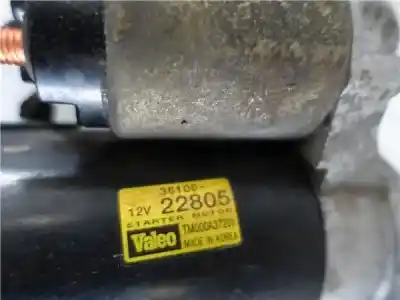 Peça sobressalente para automóvel em segunda mão motor de arranque por hyundai elantra iii (xd) 1.6 referências oem iam 