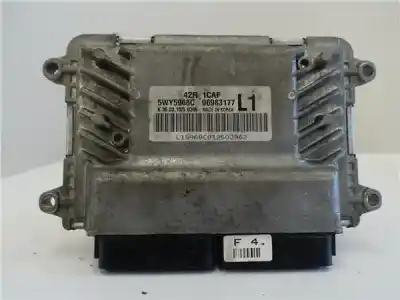 Second-hand car spare part ecu engine control for chevrolet aveo hatchback 1.2 ls oem iam references   5wy5968c