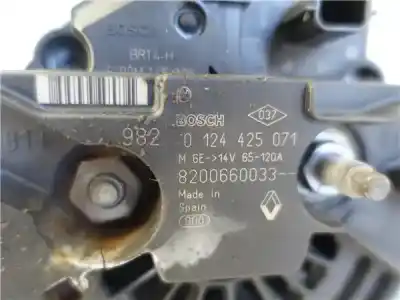 Second-hand car spare part alternator for renault modus / grand modus (f/jp0_) 1.5 dci (fp0f, jp0f) oem iam references   0124425071