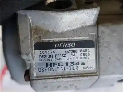 Pezzo di ricambio per auto di seconda mano compressore aria condizionata per mitsubishi montero (v80/v90) 3.2 di-d intense riferimenti oem iam   447260-6491