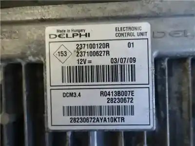 Second-hand car spare part ecu engine control for renault megane iii fastback (bz0_) 1.5 dci oem iam references   28230672a