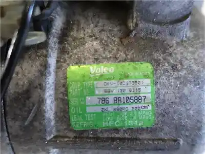 Peça sobressalente para automóvel em segunda mão compressor de ar condicionado a/a a/c por ssangyong kyron 2.7 turbodiesel cat (euro 4) referências oem iam   786ba105887