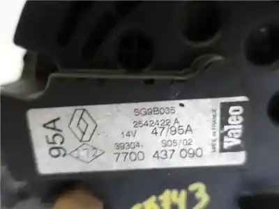 Автозапчастина б/у генератор для renault clio ii fase ii (b/cb0) 1.2 authentique посилання на oem iam 7700437090 7711134753 , renault | 8200660044 , renault 