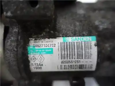 Second-hand car spare part air conditioning compressor for renault modus / grand modus (f/jp0_) 1.5 dci (fp0f, jp0f) oem iam references   04627104752