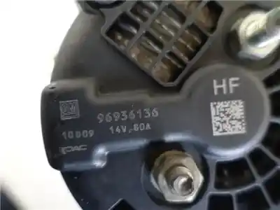 Second-hand car spare part alternator for chevrolet aveo fastback 1.2 oem iam references 96936136  