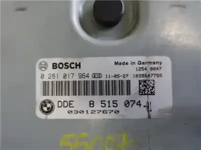 Second-hand car spare part ecu engine control for bmw serie 7 (f01/f02) 3.0 740d xdrive oem iam references   0281017964