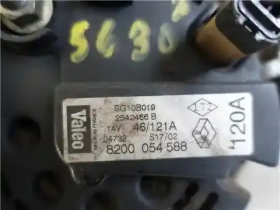 Автозапчастина б/у генератор для renault scenic (ja..) 1.9 dci authentique посилання на oem iam 8200054588  