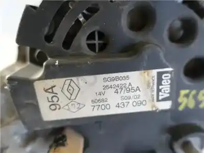 Автозапчастина б/у генератор для renault clio ii fase ii (b/cb0) 1.2 authentique посилання на oem iam 7700437090 7711134753 , renault | 8200660044 , renault 