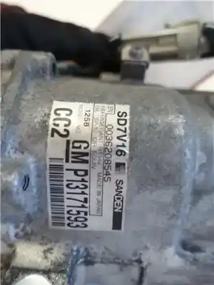 Second-hand car spare part air conditioning compressor for fiat croma (194_) 1.9 d multijet (194axc1b, 194axc12) oem iam references   0036208545