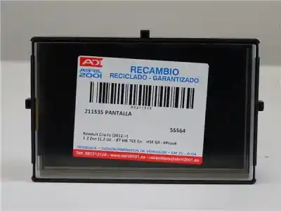 Автозапчастина б/у БАГАТОФУНКЦІЙНИЙ ДИСПЛЕЙ для RENAULT CLIO IV (BH_)  Посилання на OEM IAM   