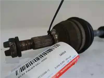 Peça sobressalente para automóvel em segunda mão transmissão dianteira esquerda por nissan note (e11e) 1.5 dci turbodiesel cat referências oem iam   