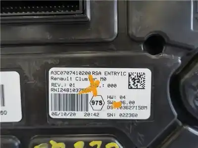 Second-hand car spare part dashboard for dacia duster ii 1.0 comfort oem iam references 248103755r  