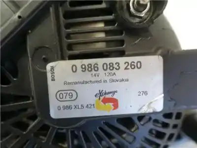 Автозапчасти б/у генератор за ford transit connect (chc) 1.6 furgon 200 l1 ambiente ссылки oem iam   0986083260