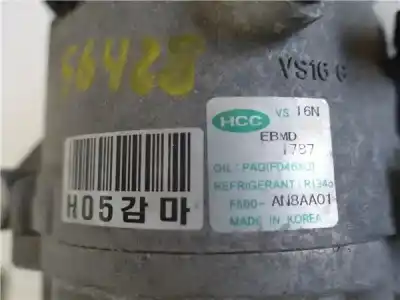 Second-hand car spare part air conditioning compressor for hyundai i30 (fd) 1.4 oem iam references   f500-an8aa01