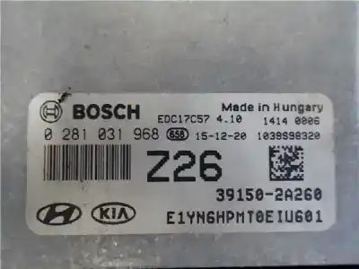 Peça sobressalente para automóvel em segunda mão centralina de motor uce por kia venga (yn) 1.6 drive referências oem iam   0281031968