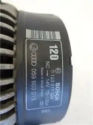 Second-hand car spare part alternator for audi a8 (d2) 2.5 tdi oem iam references   0123515-024