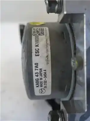 Peça sobressalente para automóvel em segunda mão abs por mazda cx-5 (ke) 2.2 luxury 2wd referências oem iam   kaog437a0