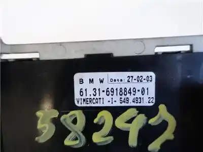 Peça sobressalente para automóvel em segunda mão comutador de luzes por bmw serie 7 (e65/e66) 3.6 v8 32v cat referências oem iam   549493122