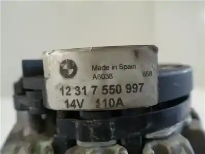 Pezzo di ricambio per auto di seconda mano alternatore per mini mini (r50,r53) 1.6 16v cat riferimenti oem iam   550997