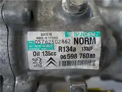 Автозапчасти б/у компрессор кондиционера воздуха за citroen c4 grand picasso 2.0 hdi ссылки oem iam 9659876080  