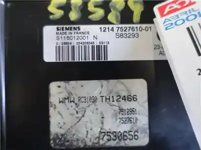 Second-hand car spare part ecu engine control for mini mini (r50,r53) 1.6 16v cat oem iam references   s118012001