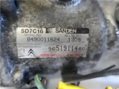 Автозапчасти б/у компрессор кондиционера воздуха за citroen c4 picasso i monospace (ud_) 1.6 hdi ссылки oem iam   8490011624
