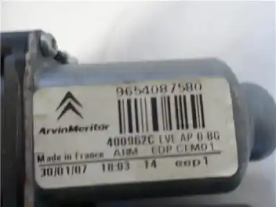 Second-hand car spare part passenger side right window regulator for citroen c4 picasso i monospace (ud_) 1.6 hdi oem iam references 9654087580  