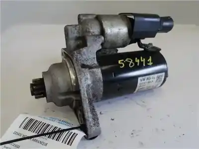 Peça sobressalente para automóvel em segunda mão motor de arranque por seat leon (1p1) 1.6 tdi referências oem iam 