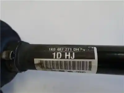 Peça sobressalente para automóvel em segunda mão transmissão dianteira esquerda por audi a3 (8p1) 1.6 fsi ambiente referências oem iam 1k0407271dh  