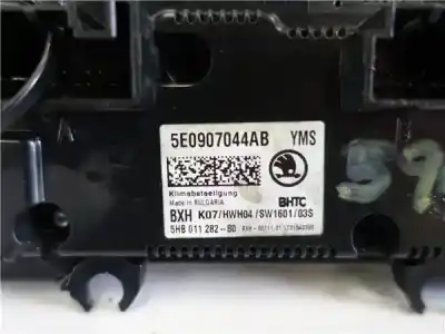 Автозапчасти б/у климат-контроль за skoda octavia iii combi (5e5, 5e6) 1.6 tdi ссылки oem iam 5e0907044ab  