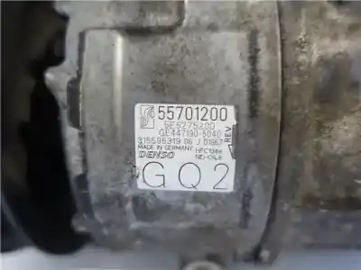 Pezzo di ricambio per auto di seconda mano compressore aria condizionata per opel corsa d (s07) 1.2 (l08 l68) riferimenti oem iam   447190-5040