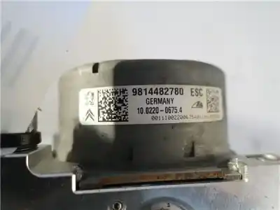 Second-hand car spare part abs for citroen c4 cactus 1.2 thp 110 oem iam references 9814482780  