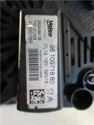 Автозапчастина б/у генератор для citroen c4 cactus 1.2 thp 110 посилання на oem iam 9810971880  