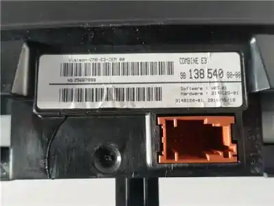 Second-hand car spare part dashboard for citroen c4 cactus 1.2 thp 110 oem iam references 9813854080-00  