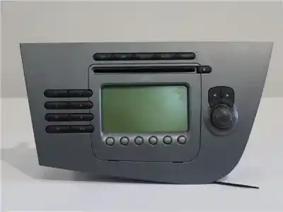 Tweedehands auto-onderdeel audiosysteem / radio-cd voor seat leon (1p1) 1.9 tdi oem iam-referenties 1p1035186b